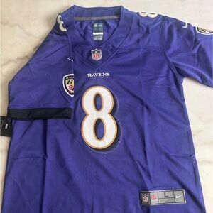 Nike Kids Purple Lamar Jackson Baltimore Ravens Jersey